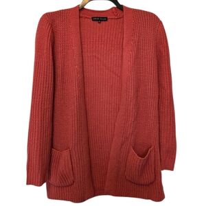 Love Ellie Pink Kint Cardigan Size Medium